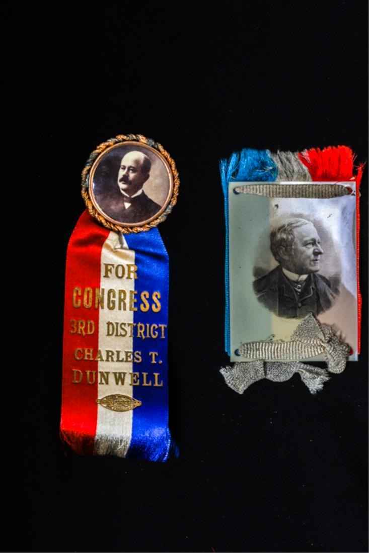 BENJAMIN HARRISON PRESIDENTIAL CAMPAIGN RIBBON etc (1 of 10)