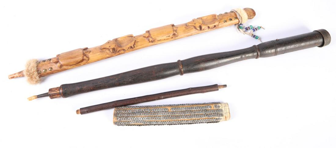 INUIT CARVED PIP SECTION, a SECOND and FASTENERS (1 of 8)