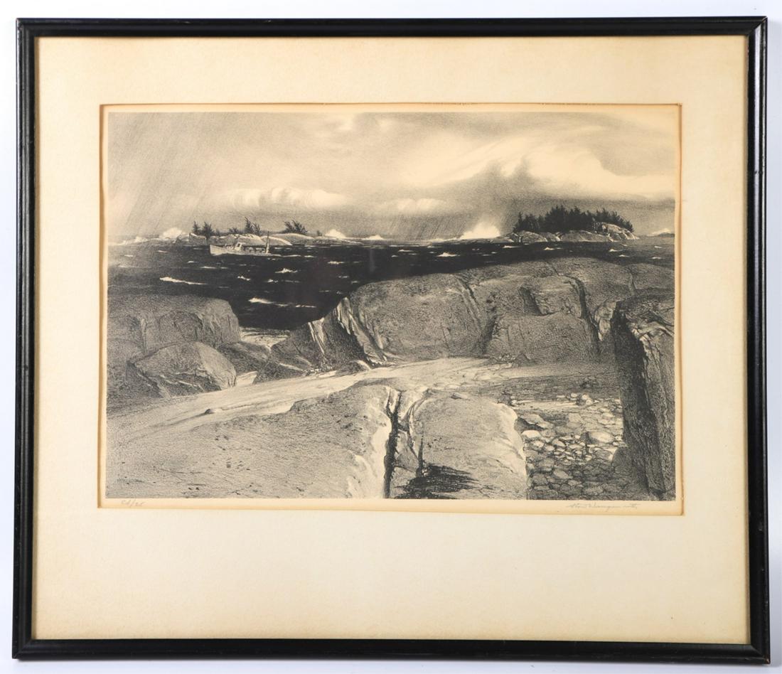 STOW WEGENROTH (1906-1978) LITHOGRAPH (1 of 7)