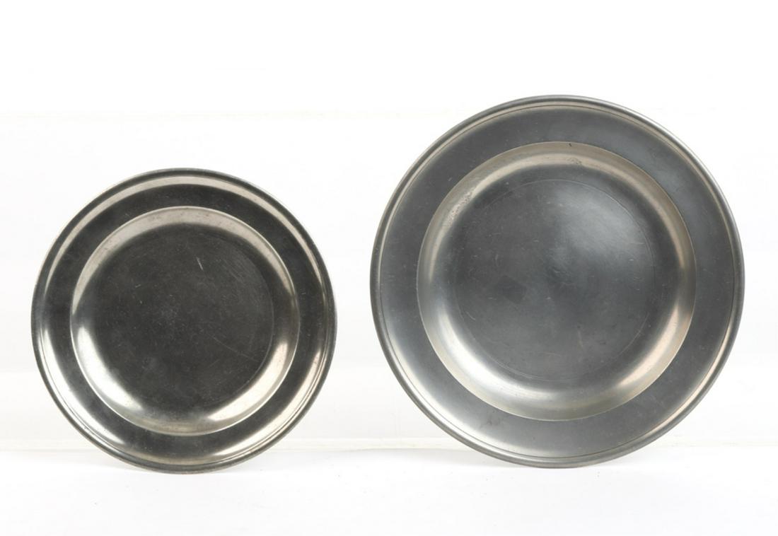 THOMAS BOARDMAN and BOARDMAN & HART PEWTER PLATES (1 of 6)