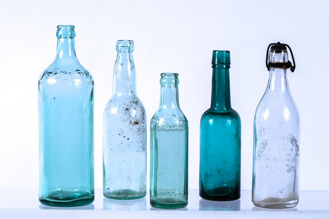 (5) SODA BOTTLES INLCUDING MOXIE, WEST SIDE (1 of 12)