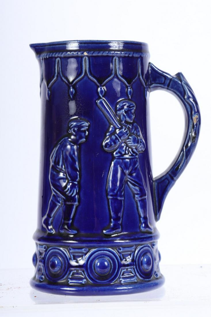 ETRUSCAN MAJOLICA BASEBALL PITCHER (1 of 7)