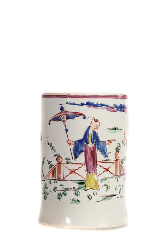 (18th/ 19th c) CREAMWARE MUG (1 of 10)