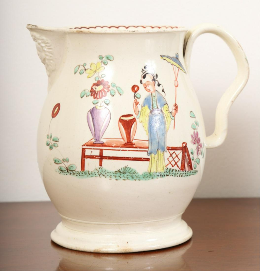 (18th/ 19th c) CREAMWARE CREAMER (1 of 5)