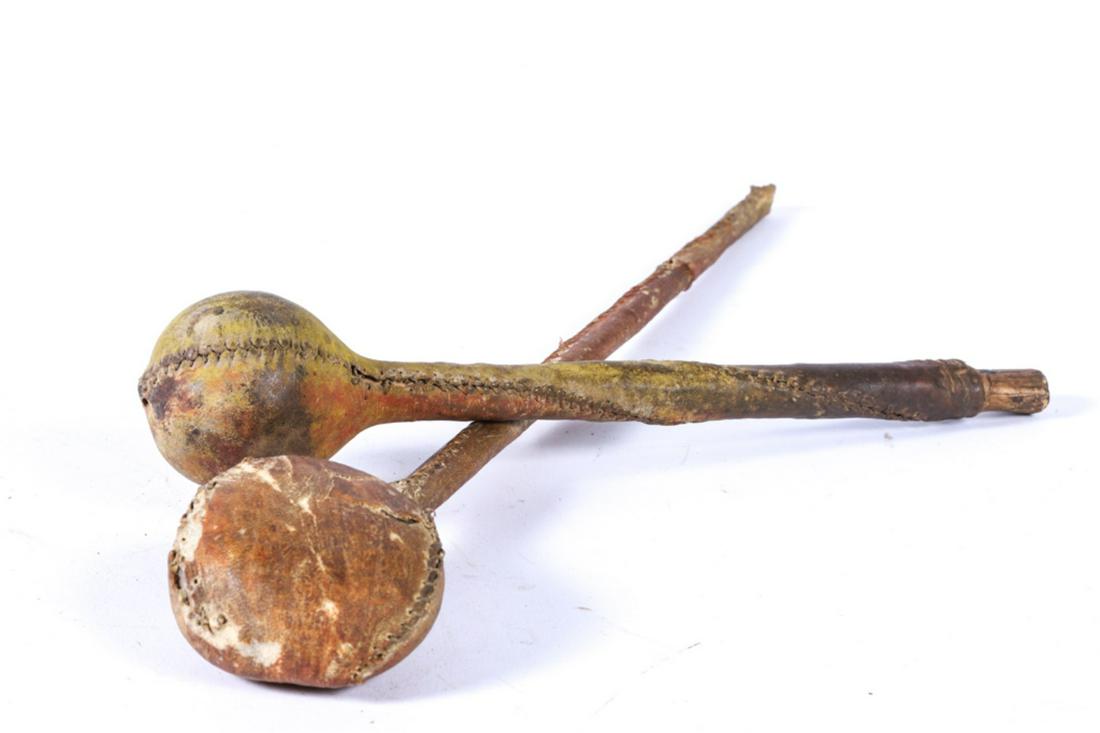 (2) NATIVE AMERICAN INDIAN DRUM MALLETS (1 of 11)