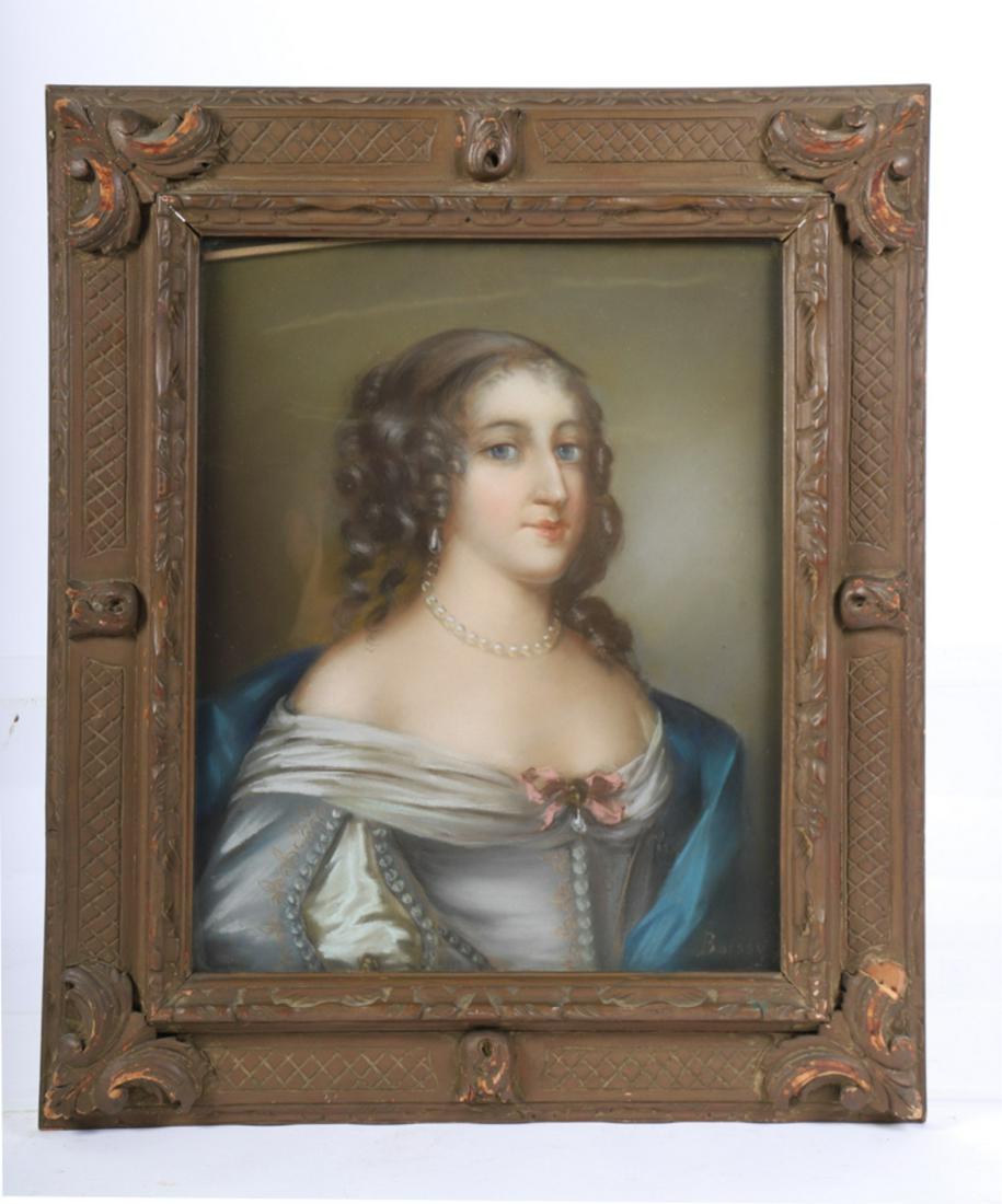 FRENCH SCHOOL PASTEL PORTRAIT (1 of 5)