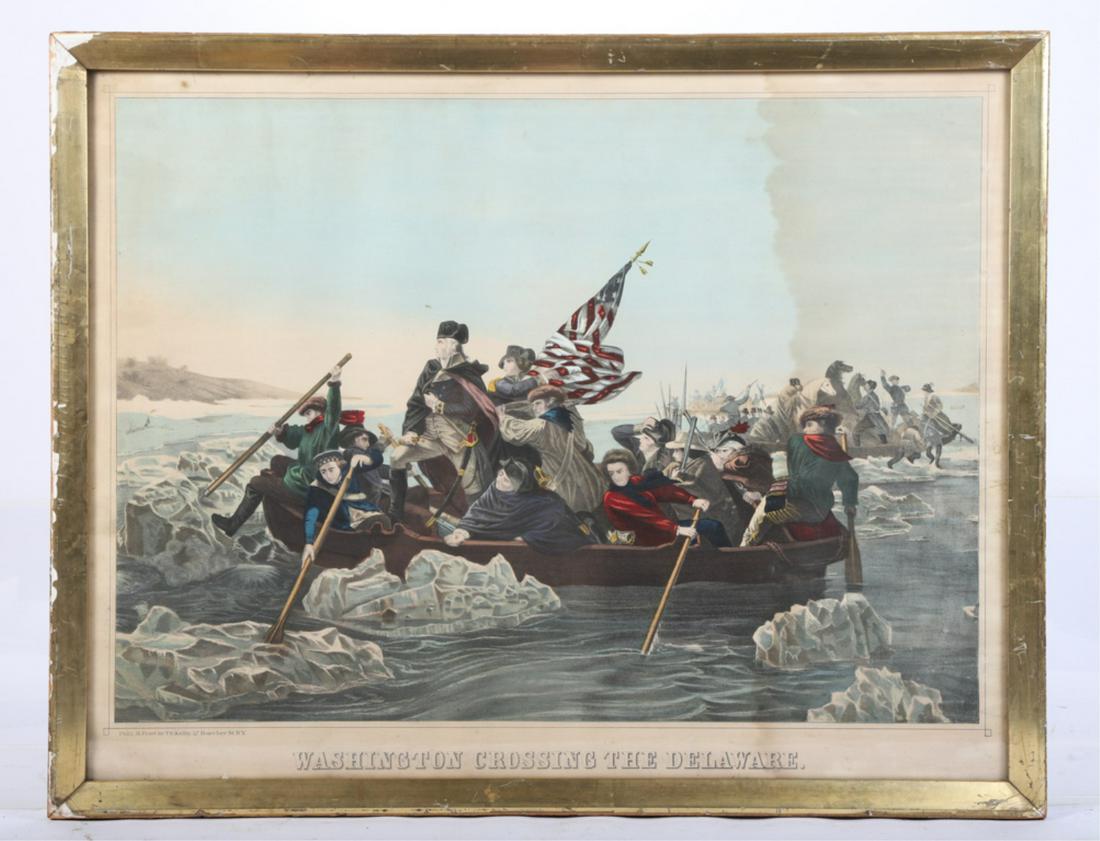 THO. KELLY LITHO WASHINGTON CROSSING DELAWARE (1 of 7)