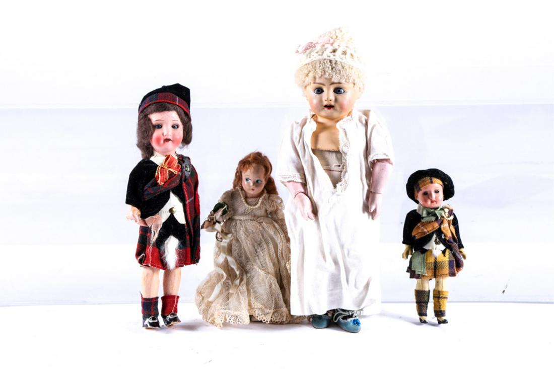GROUPING OF (4) DOLLS (1 of 13)