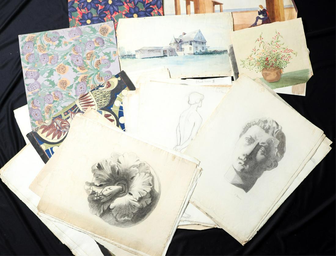 PORTFOLIO of DRAWINGS and WATERCOLORS (1 of 7)