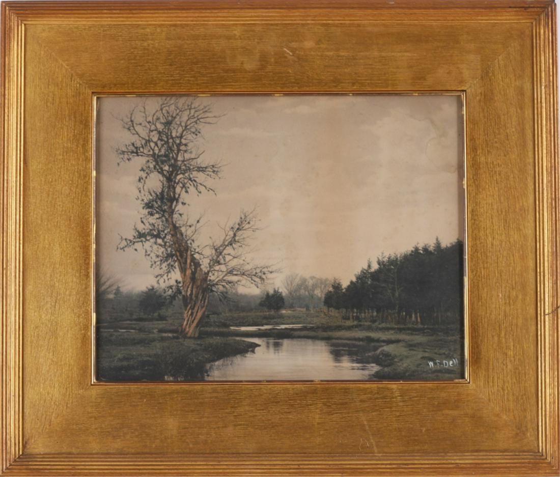 (20th c) GILT OAK CUSTOM FRAME (1 of 8)