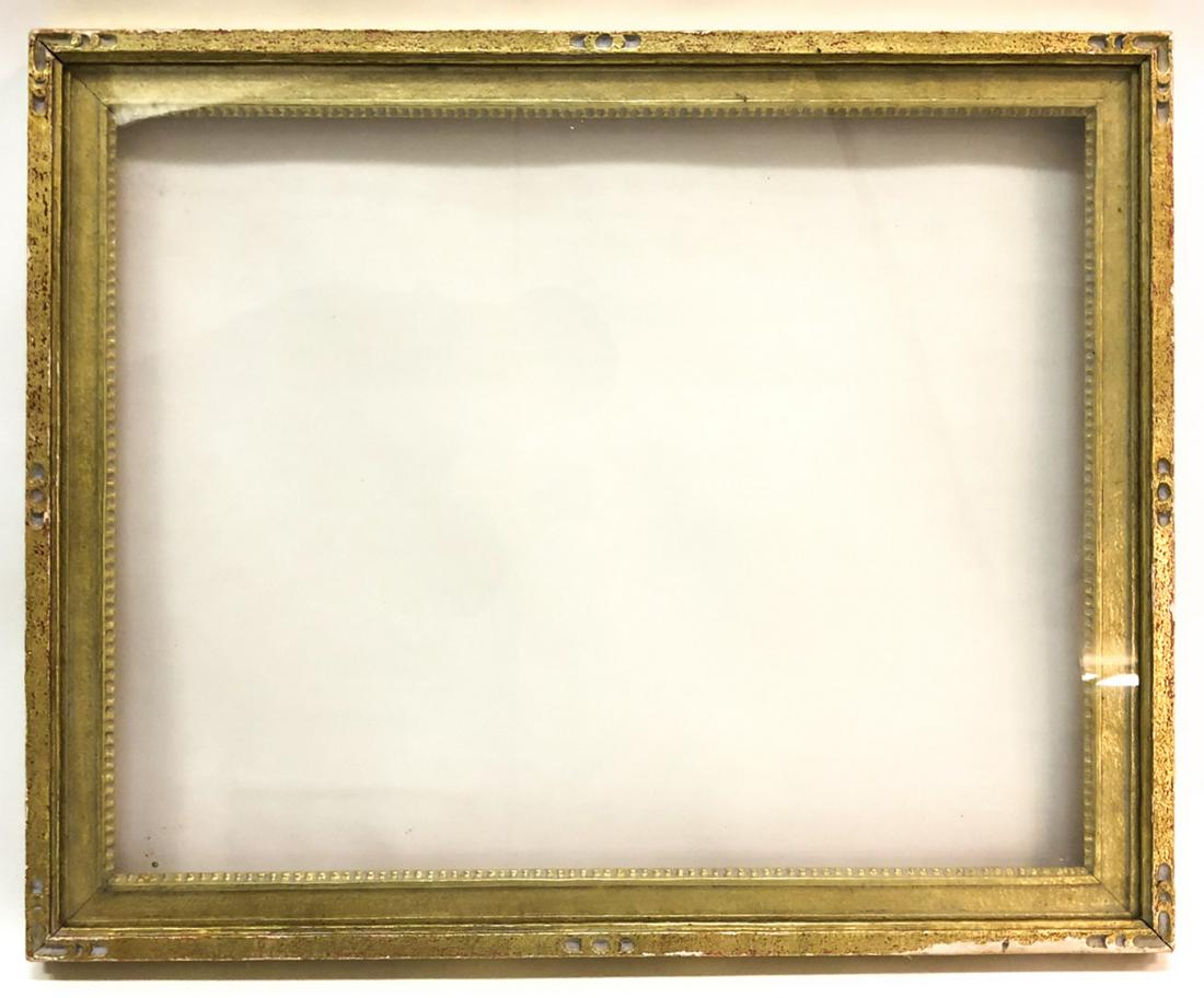 (Mid 20th c) CHIP CARVED PICTURE FRAME (1 of 4)