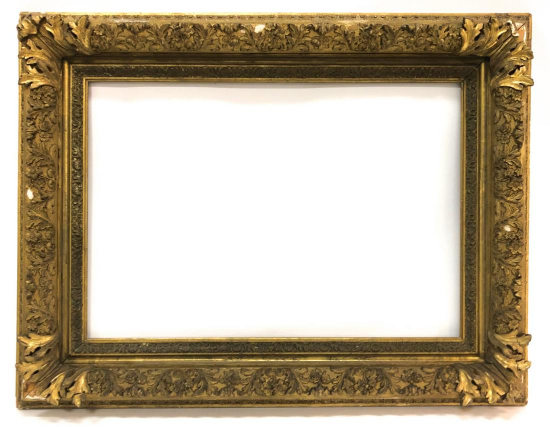 1880s FRENCH GILT COMPOSITION BARBIZON-STYLE FRAME (1 of 6)