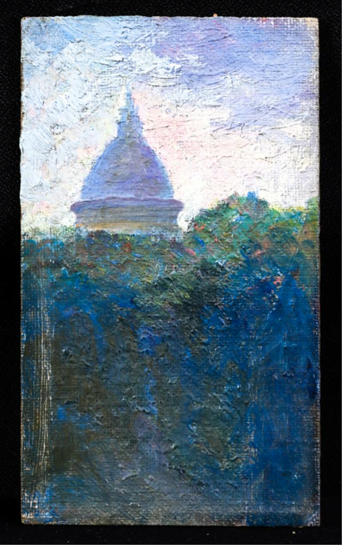 (Early 20th c) AMERICAN SCHOOL US CAPITOL BUILDING (1 of 7)