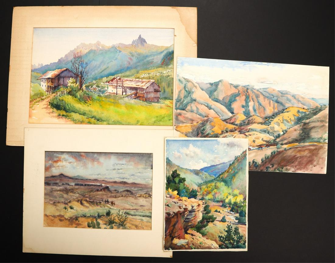 JANE C. STANLEY (1863-1940) (4) NEW MEXICO WORKS (1 of 20)