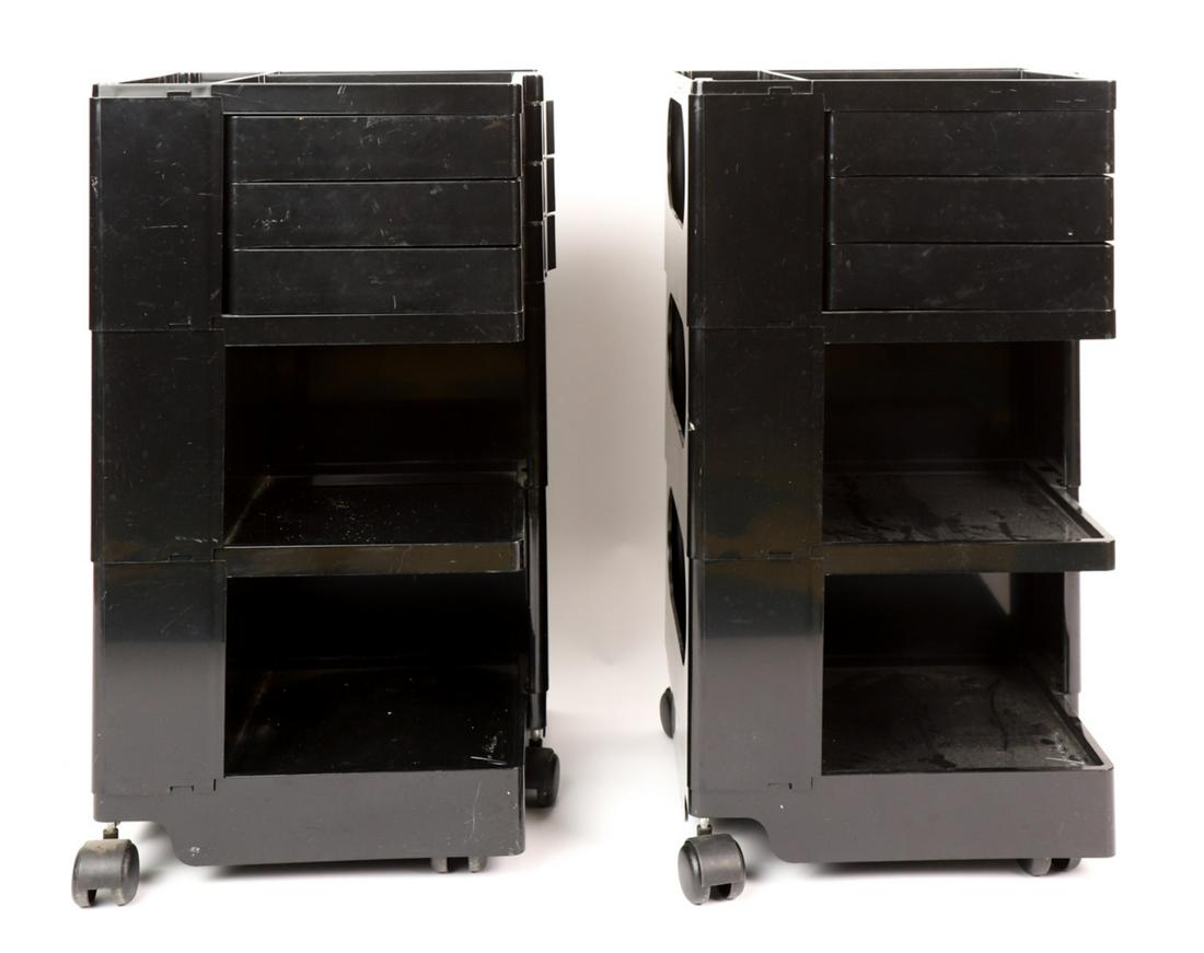 PAIR JOE COLUMBO BOBY TROLLEYS (1 of 10)