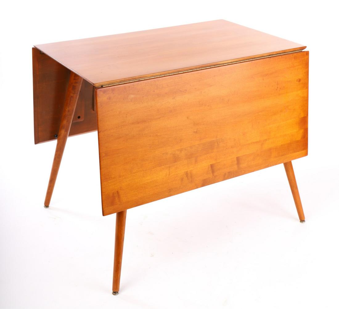PAUL McCOBB PLANNER GROUP MAPLE DROP-LEAF TABLE (1 of 14)