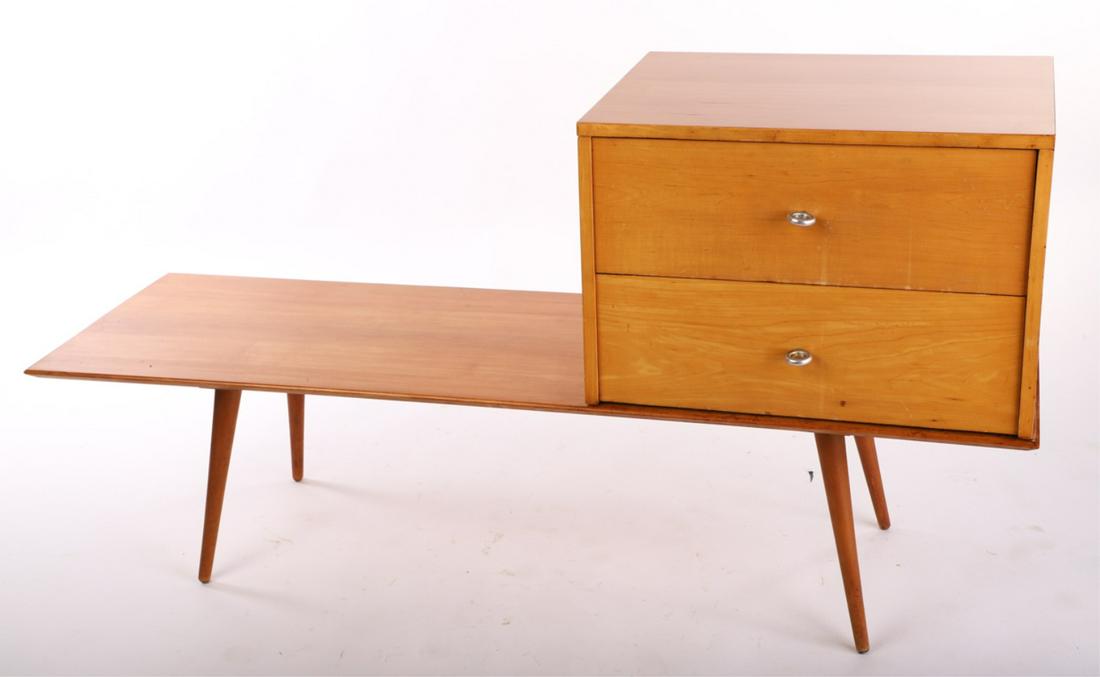 PAUL McCOBB PLANNER GROUP CABINET with BENCH (1 of 9)