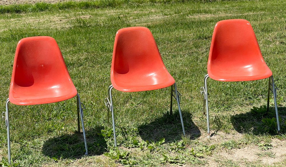 (3)MID-CENTURY EAMES FOR HERMAN MILLER SIDE CHAIRS (1 of 14)