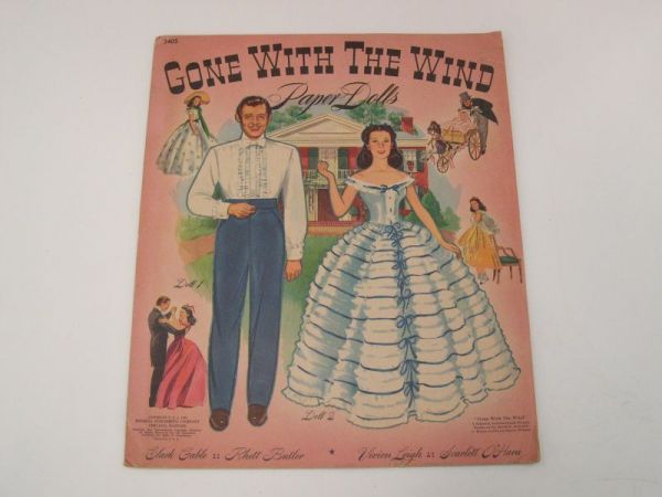 GONE WITH THE WIND PAPERDOLLS: GONE WITH THE WIND, PAPERDOLLS, 1940.