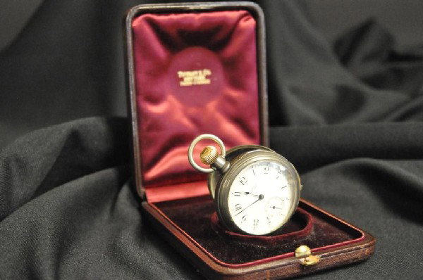 Tiffany & Company five-minute repeating open-fac: Tiffany & Company five-minute repeating open-faced silver pocket watch #18812, LeCoultre style ebauche produced at the Tiffany factory in Geneva, 51mm diameter, fully jeweled repeat train, fully cappe
