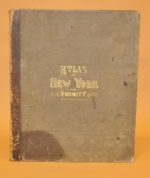 Atlas New York & Vicinity, Beers Ellis & Soule, : Atlas New York & Vicinity, Beers Ellis & Soule, 1867 Condition: tears, stains