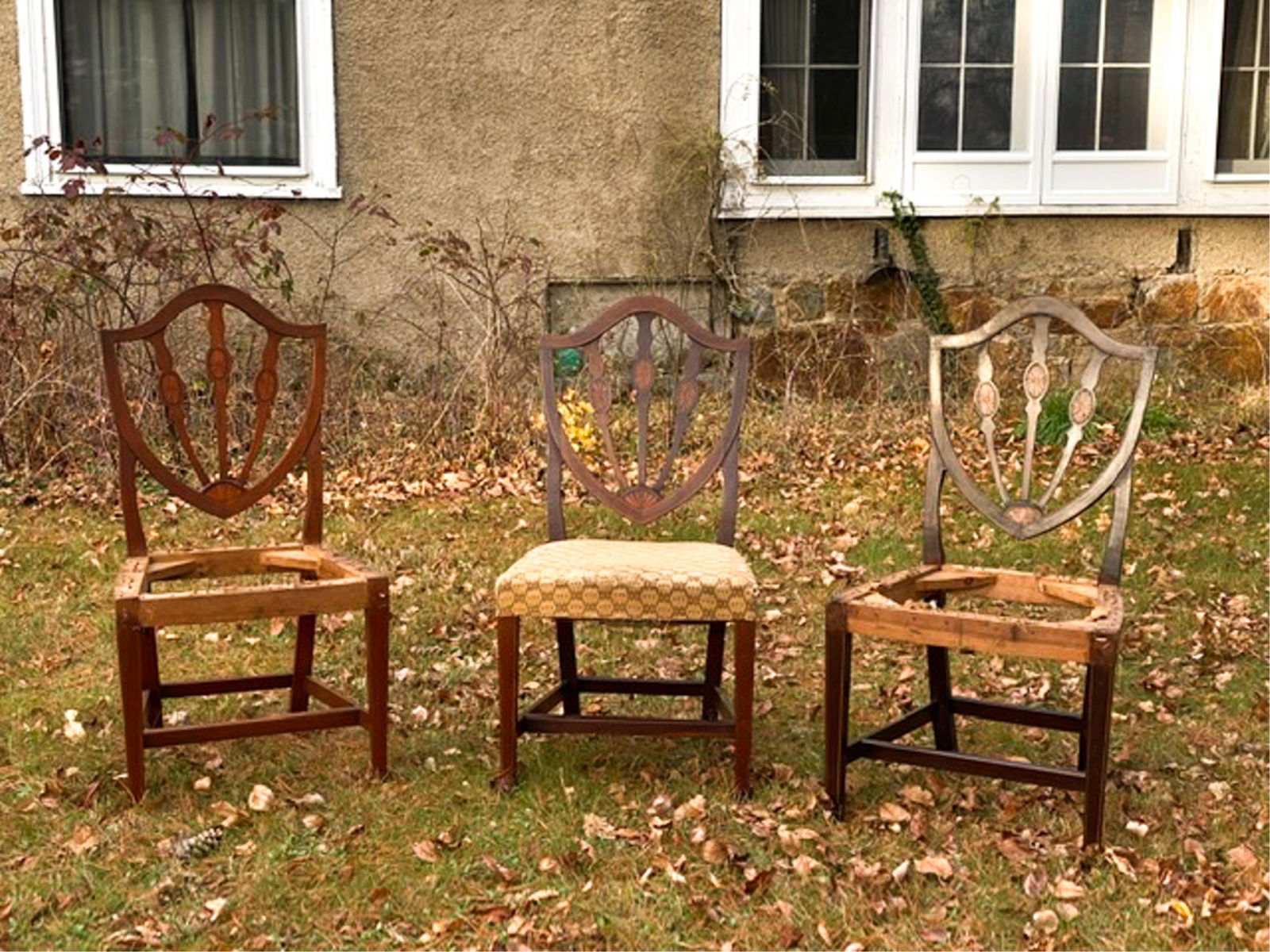 SET of (3) BENCH MADE BOSTON SIDE CHAIRS (1 of 11)