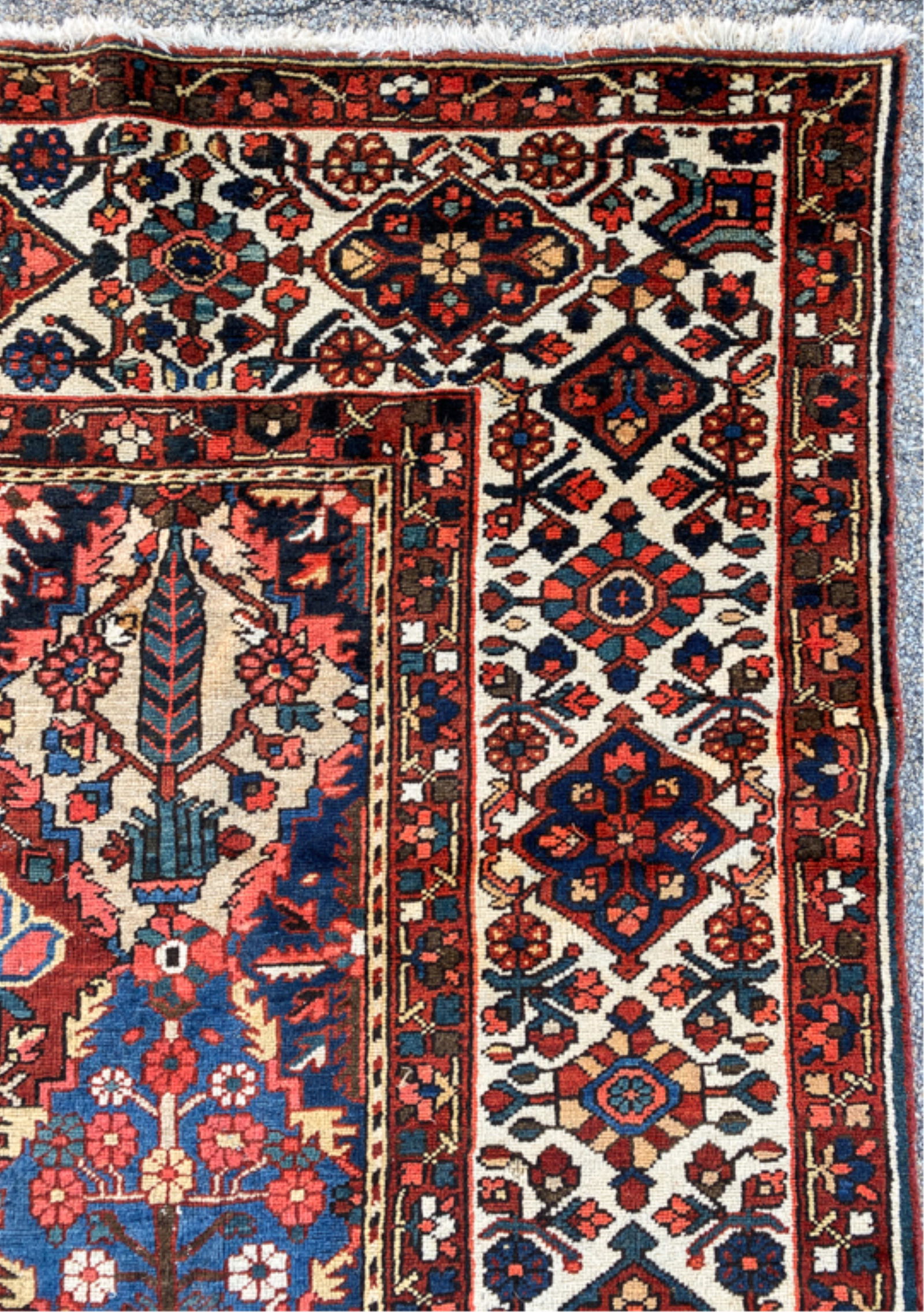 OVERSIZED 1940'S PERSIAN BAKHTIARI ORIENTAL CARPET (1 of 13)