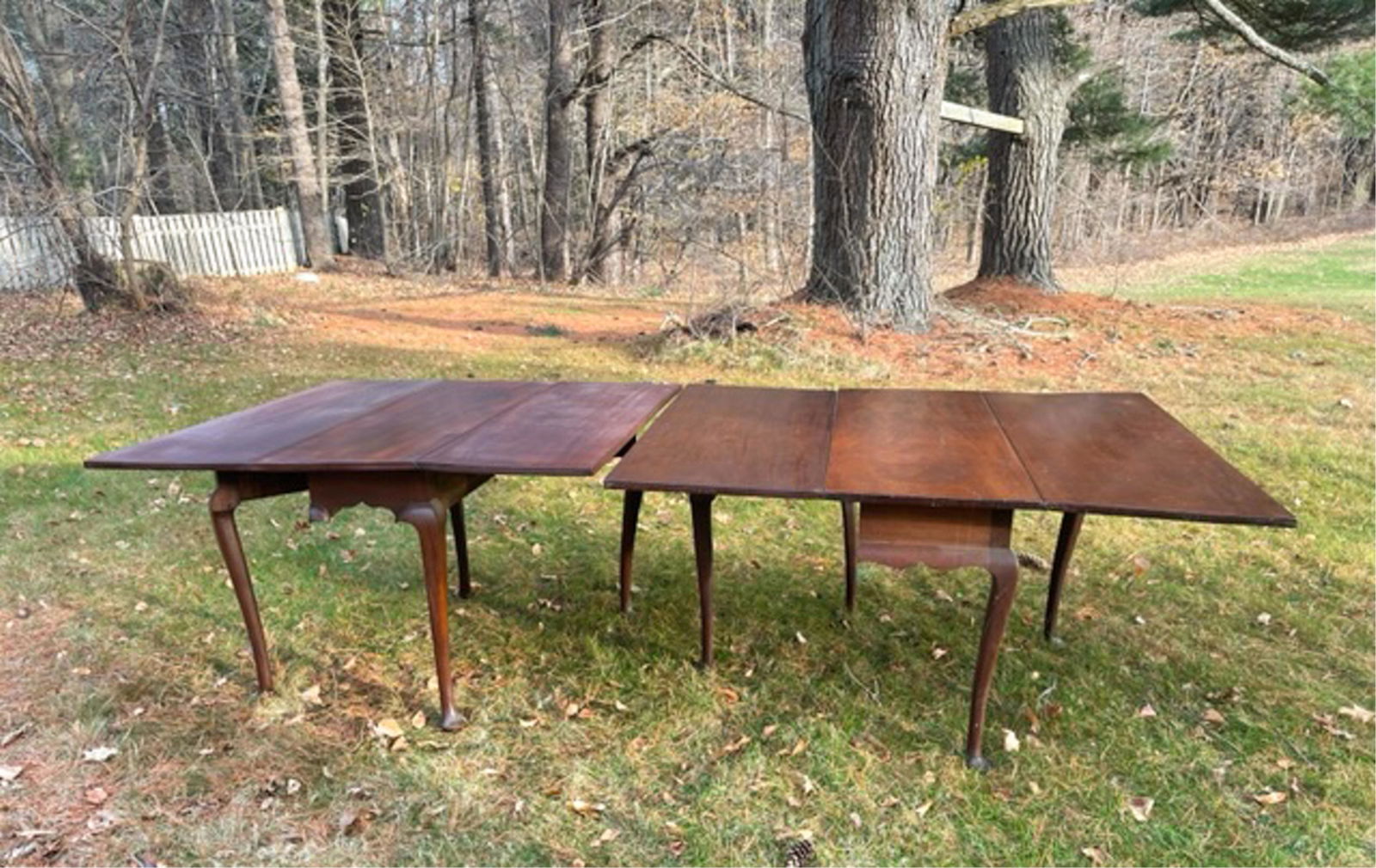 (2) (18th c) QUEEN ANNE DINING TABLES (1 of 10)