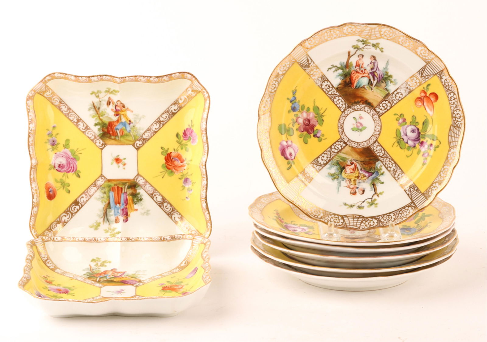 (8) MEISSEN PORCELAIN PLATES (1 of 11)