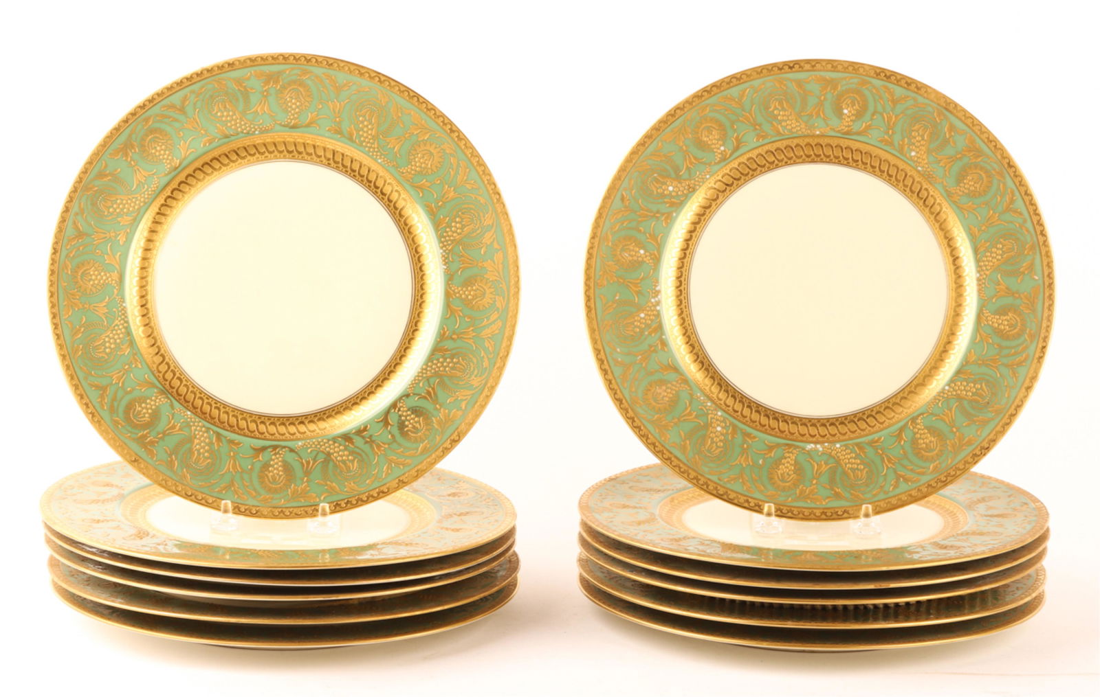 SET OF (12) RENAISSANCE STUDIO DINNER PLATES (1 of 9)