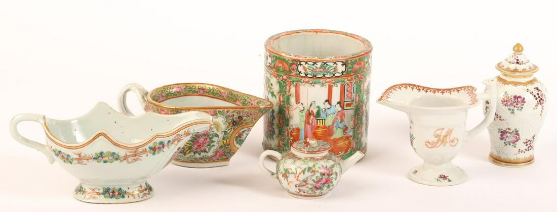 18th & 19th c CHINESE PORCELAIN GROUP (1 of 20)