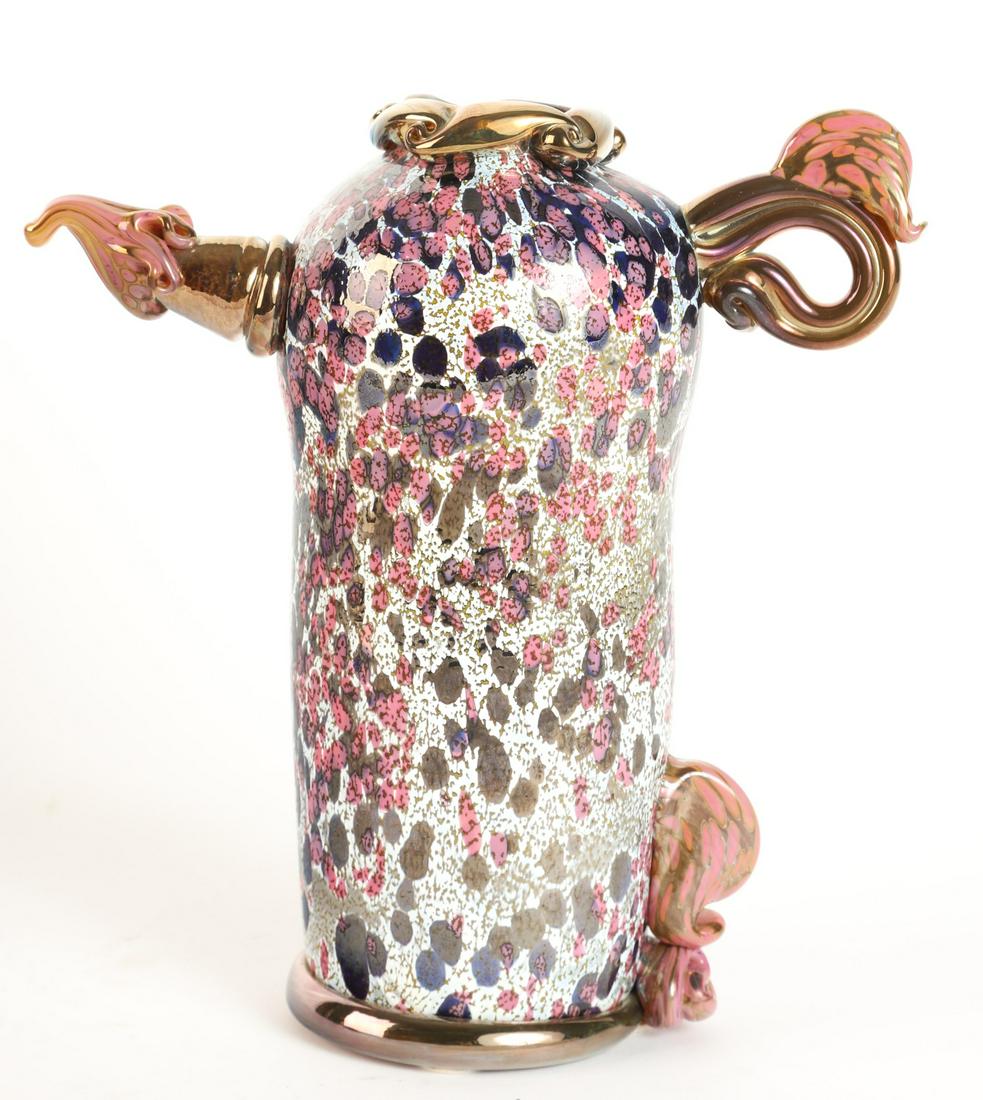 PAUL ALLEN COUNTS STUDIO ART GLASS VASE (1 of 6)