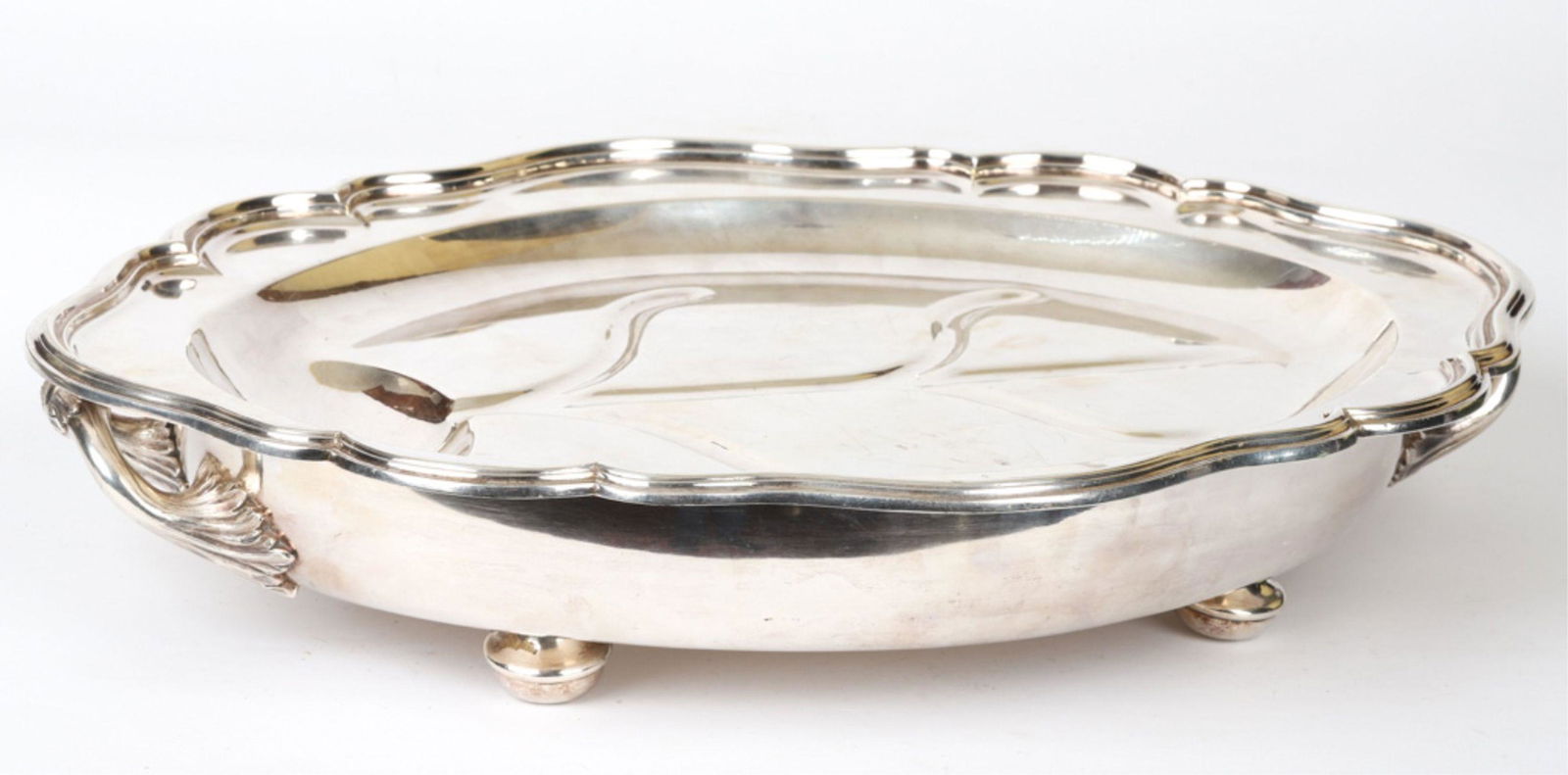 ELKINGTON SILVER PLATED WELL & TREE PLATTER c1851 (1 of 4)