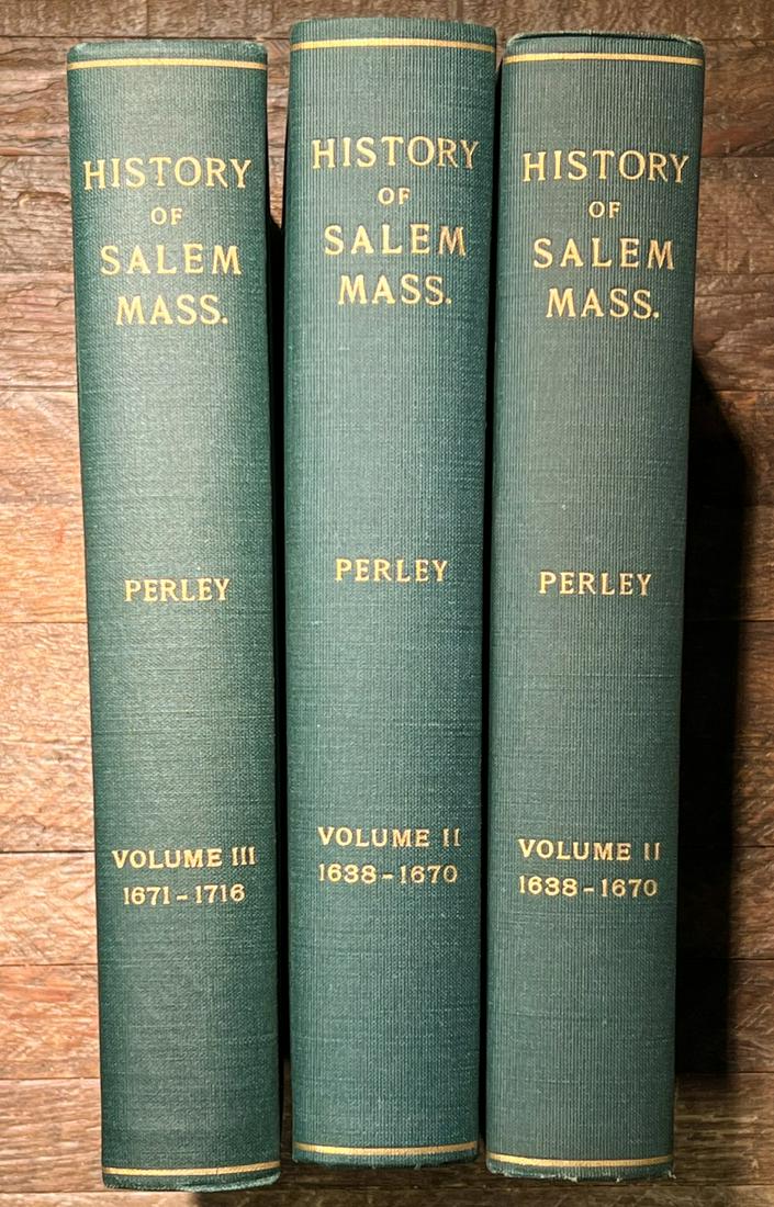 HISTORY OF SALEM MA VOL 2,2 and 3 (1 of 12)