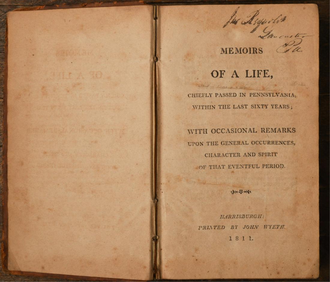 MEMOIRS OF A LIFE IN PENNSYLVANIA within 60 YEARS (1 of 8)