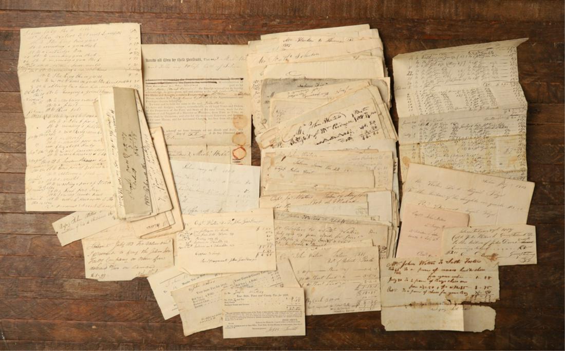 CAPT. JOHN WATERS of SALEM PERSONAL RECEIPTS (1 of 13)