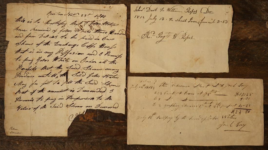 CAPT JOHN WATERS of SALEM / SCHOONER DART etc (1 of 7)