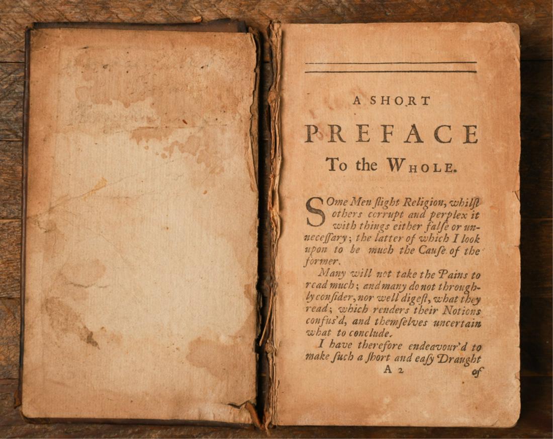 (17th c)  A GENTLEMAN'S RELIGION IN THREE PARTS (1 of 7)