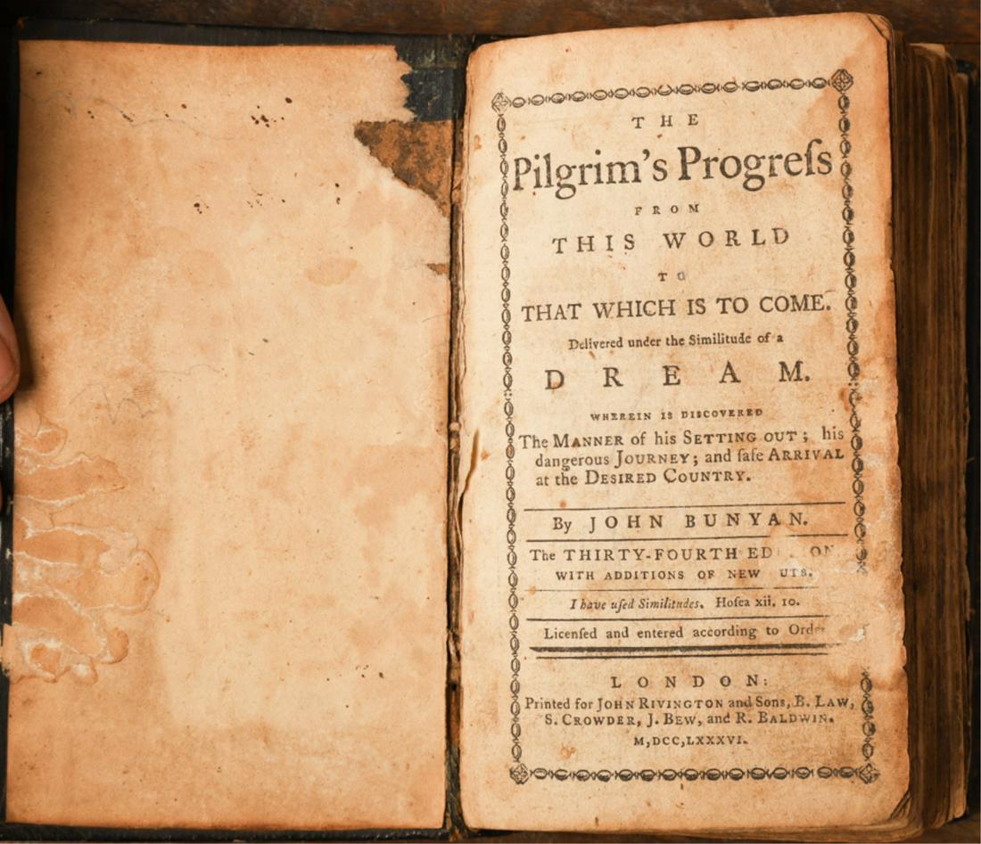 1786 PILGRIM'S PROGRESS FROM THIS WORLD (1 of 8)