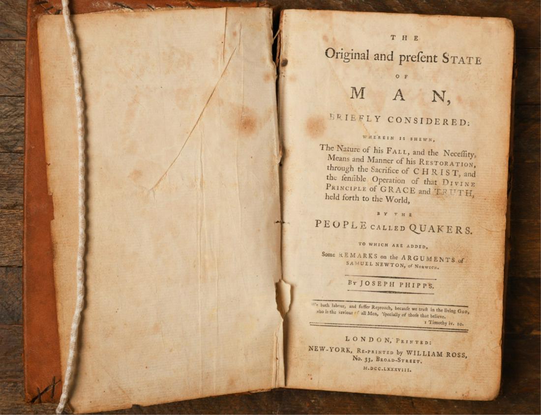 1788 PEOPLE CALLED QUAKERS / PRESENT STATE OF MAN (1 of 12)