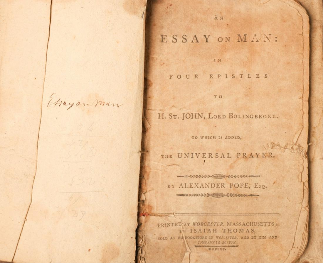 1790 ESSAY ON MAN by ALEXANDER POPE (1 of 5)