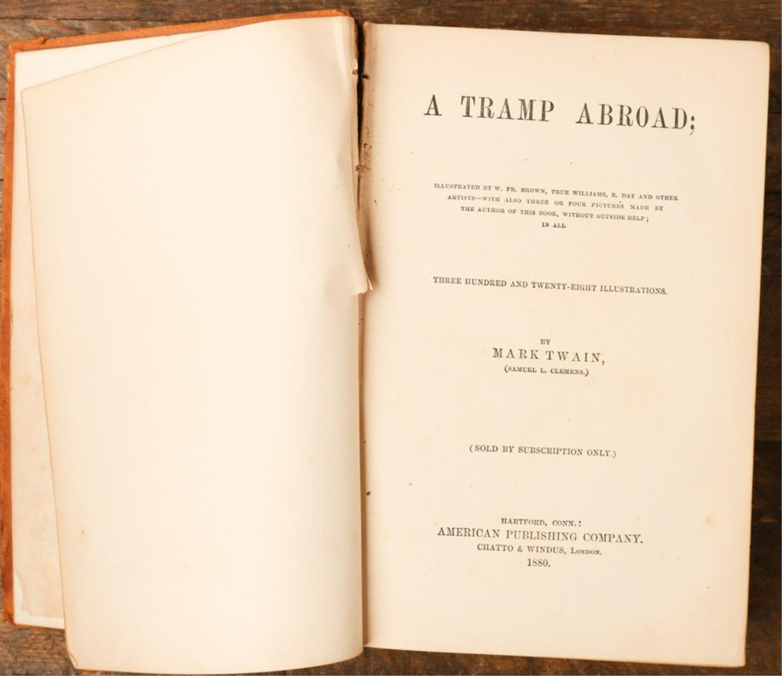 FIRST EDITION "A TRAMP ABROAD" BY MARK TWAIN (1 of 18)