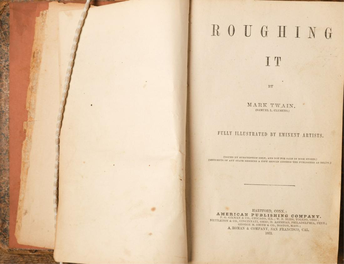 FIRST EDITION "ROUGHING IT" by MARK TWAIN (1 of 12)