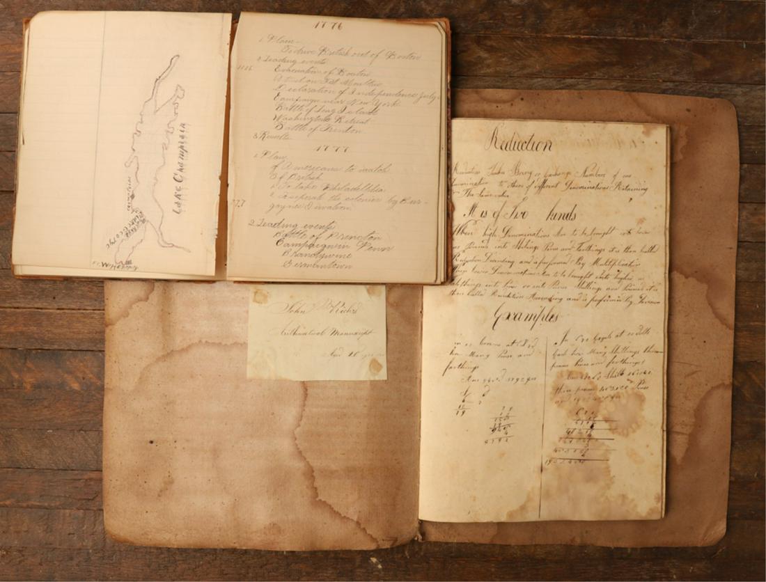 JOHN RICH'S ARITHMETICAL MANUSCRIPT etc (1 of 15)