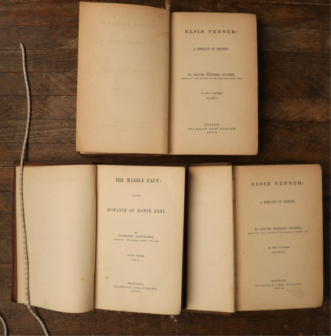 1st EDITION ELSIE VENNER by OLIVER WENDELL HOLMES (1 of 18)