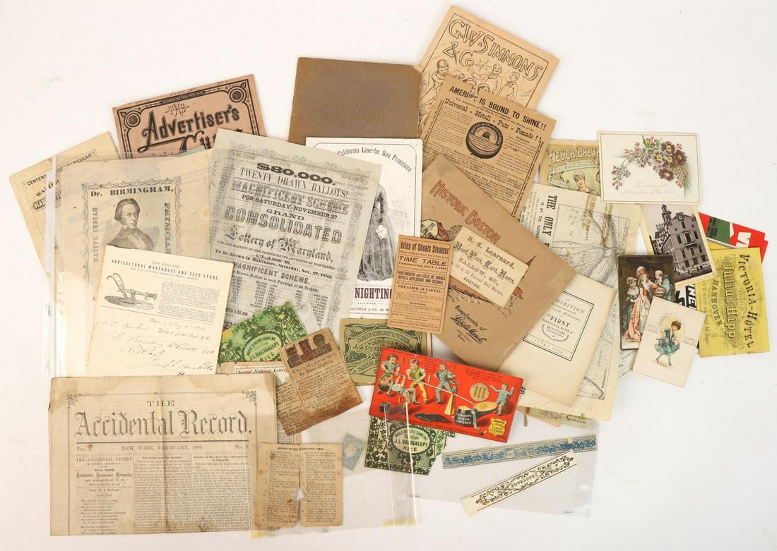 GROUPING OF ADVERTISING TRADE CARDS & PROMOTIONS (1 of 10)