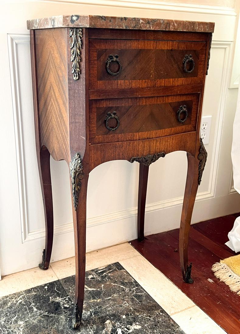 LOUIS XV STYLE MARQUETRY STAND with ORMOLU MOUNTS (1 of 8)