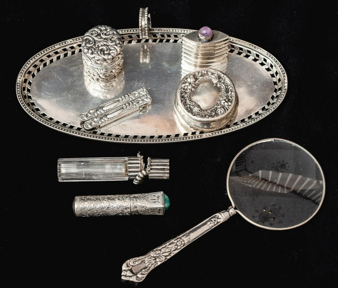 STERLING SILVER VANITY ACCESSORIES (1 of 9)