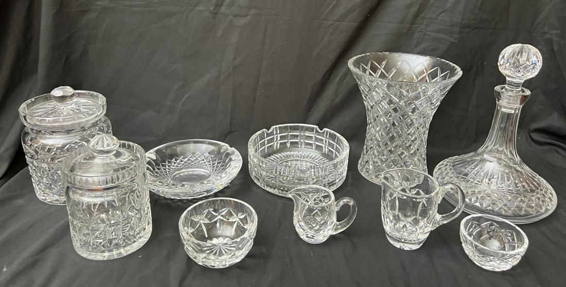 GROUPING OF CRYSTALWARES INCLUDING WATERFORD (1 of 7)