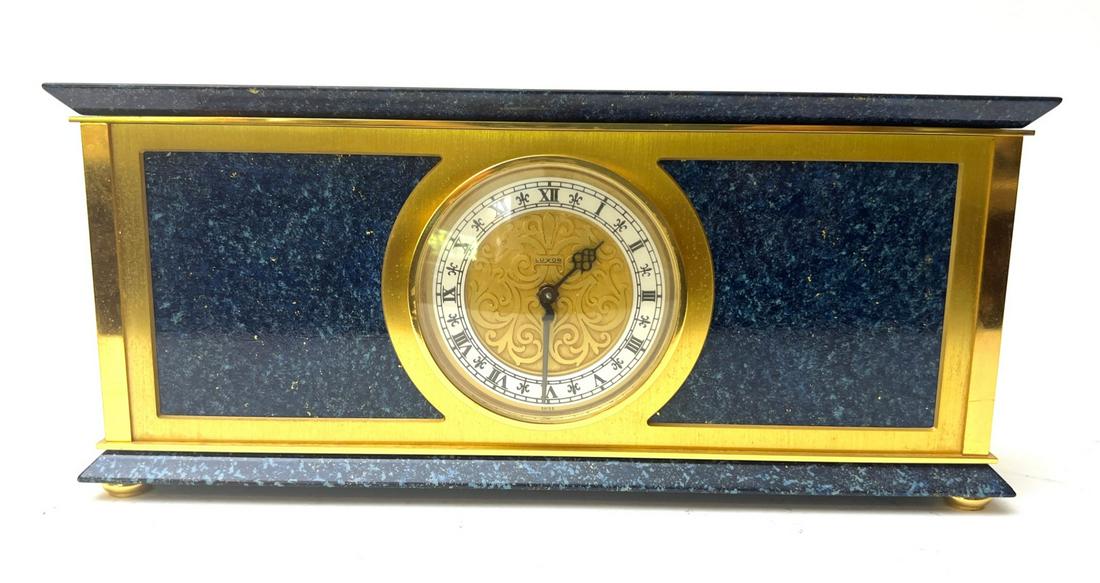 LUXOR SWISS MANTLE CLOCK with CHIMING MOVEMENT (1 of 4)